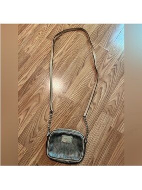 Michael kors Silver/tan crossbody